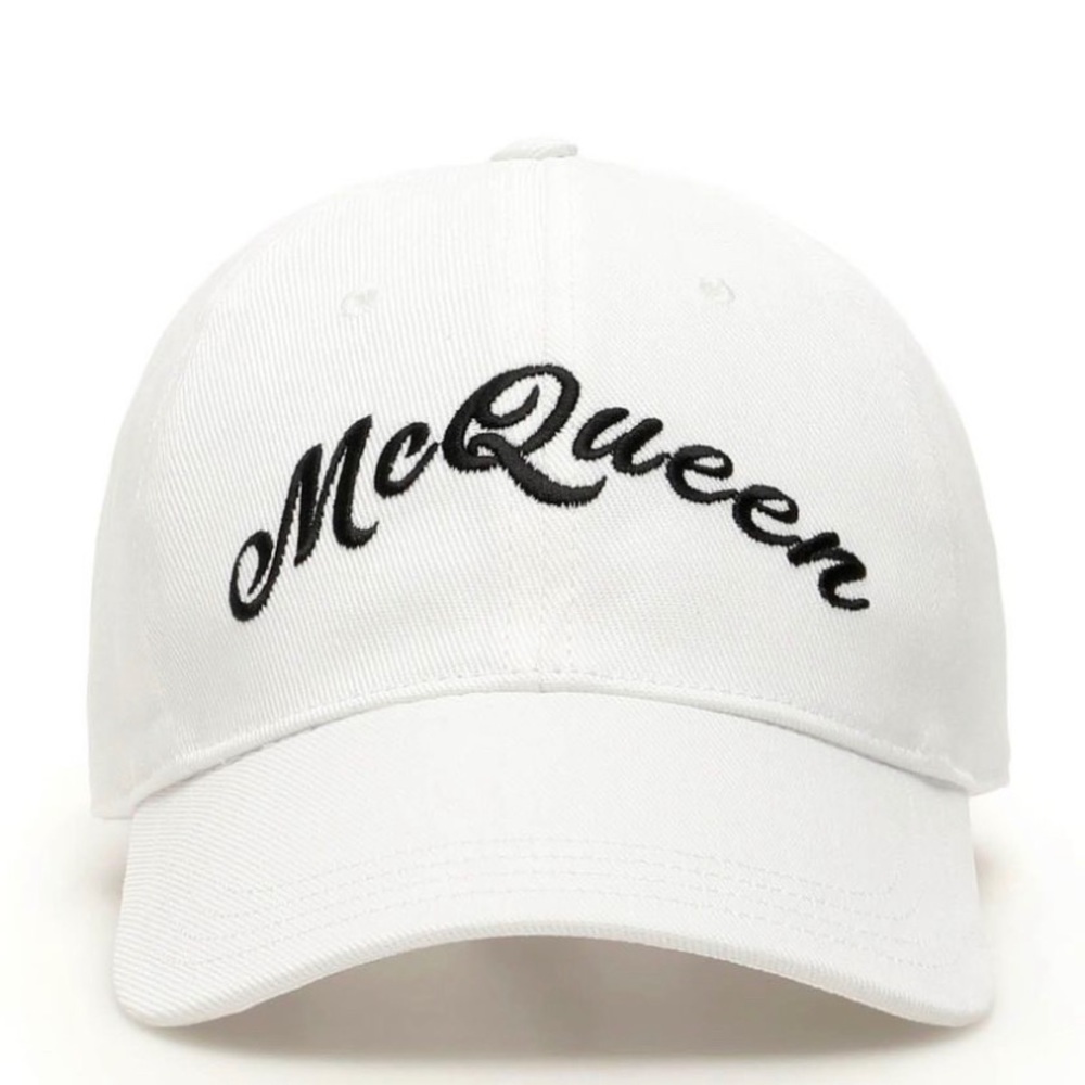 ALEXANDER MCQUEEN LOGO BASEBALL HAT NEW